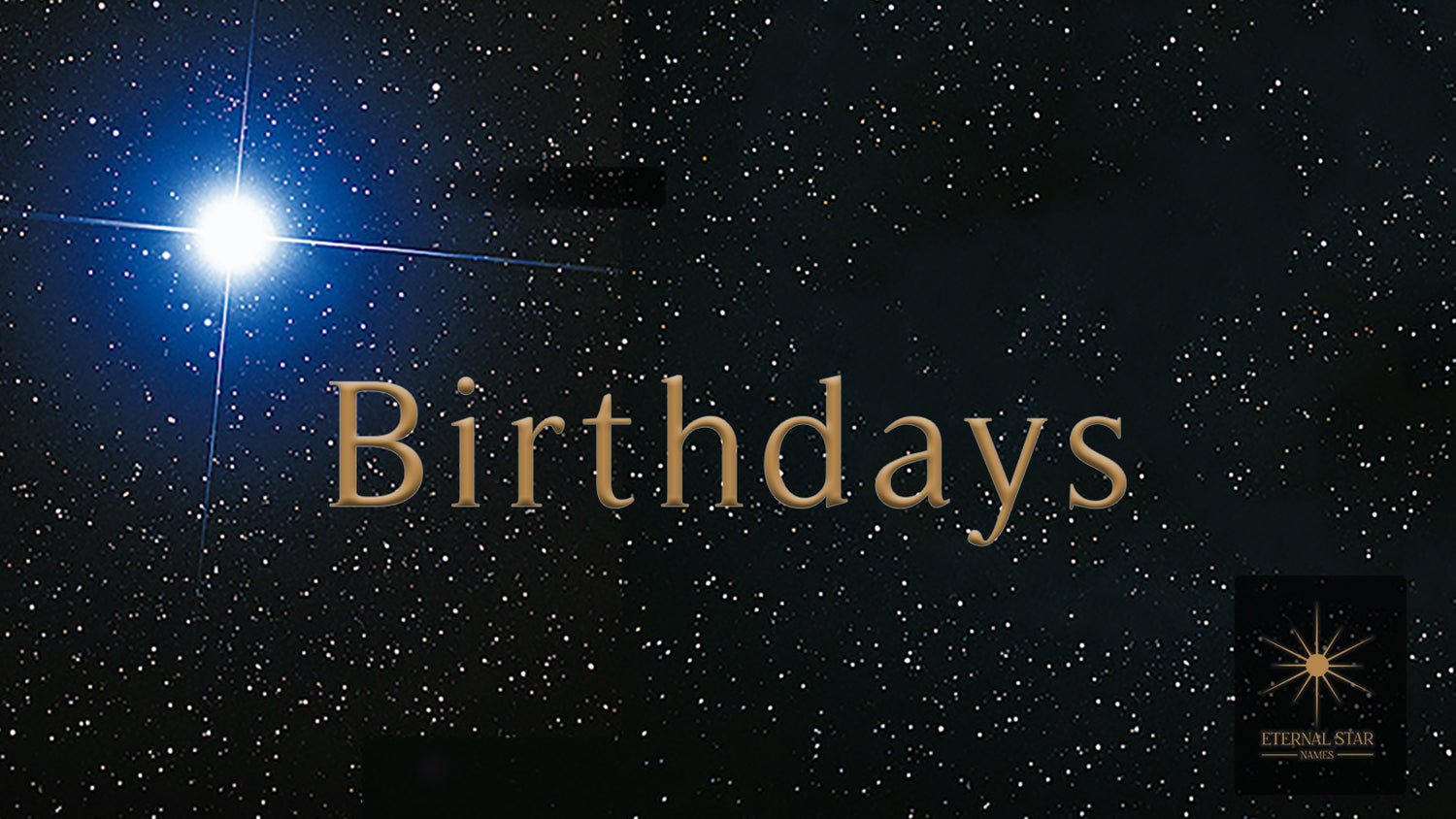 Name A Star birthday gift collection