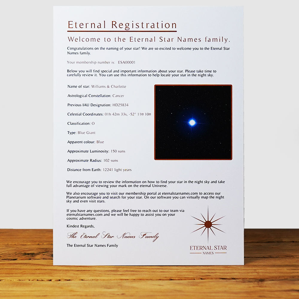 register a star name